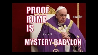 Proof Rome Is Mystery Babylon