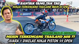 KEJAM❗️Podium Kelas NINJA PISTON 59 OPEN Ternyata Mesin“GARAPAN AOR77 THAILAND”Wijaya JUGA BERSAING