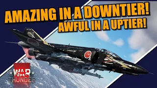 War Thunder F-4EJ PREMIUM! AMAZING at downtiers, AWFUL at uptiers! The ALL or NOTHING machine!