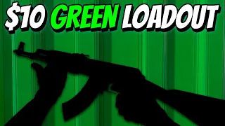 BEST Budget GREEN CS2 Loadout for $10 - The Best Cheap CS2 Skins (2024)