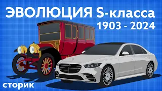 Эволюция Mercedes S-класса (1903-2024)