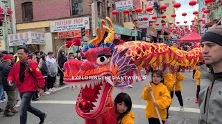 Chinese New Year 2024 San Francisco Chinatown Opening Parade | Year of the Dragon Street Fair