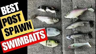 The BEST post spawn swimbaits to target GIANT bass
