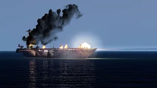 Russia's Only Aircraft Carrier Sunk by the Ukrainian high-precision VLS Missiles - ARMA 3