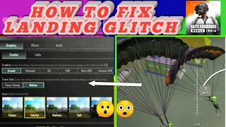 How To Fix😲Landing Glitch🙂,BGMI leg Kaise Sahi Karen #gaming #virel_video #glitch #how