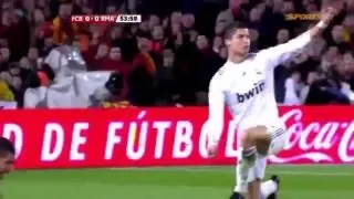 Cristiano Ronaldo Vs FC Barcelona Away HD 720p (29/11/2009) First El Clasico With Real Madrid