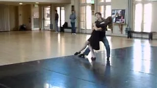 Gerentt Chan and Tatiana Kuzovleva dance cross-step waltz