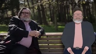 See what happened when Ricky Tomlinson met his animated self