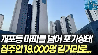 개포동은 지금 마피를 넘어 포기 상태! 올해 집주인 18,000명 길거리로 나앉을위기? [개포동 1화]