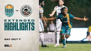 San Diego Loyal vs Oakland Roots | USL Championship Highlights 10/07/2023