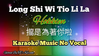 Long Shi Wi Tio Li La _Hokkien song 攏是為著你啦 karaoke no vocal