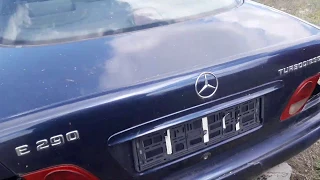 Как открыть багажник mercedes w210