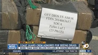 $423M in seized cocaine arrives in San Diego