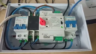 Interruptor de Transferencia, backup en autoconsumo fotovoltaico, Turbo energy 5000/48
