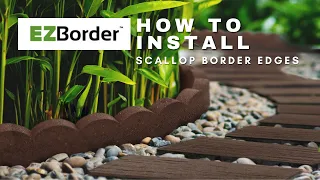 How to Install EZBorder GardenCurve Scallop edge | Beautify your garden with decorative edging!