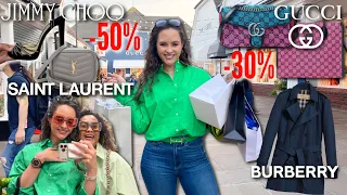 BICESTER VILLAGE Luxury Shopping Vlog 2022 ft. YSL, Fendi, Dior etc.