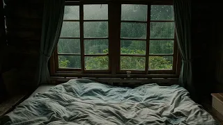 Rain on Window | 3 Hours of Soothing Sounds for a Peaceful Mind and Body | Rain and Thunder