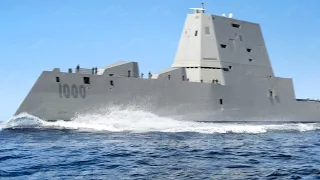 US Giant $4 Billion Stealth Ships Patrolling the Sea at High Speed