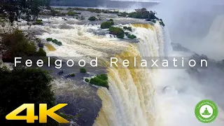 Gigantic Iguazu Falls on Argentinian side 10 hours 4K