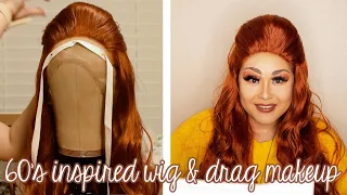 Brigitte Bardot Inspired 60s Bouffant Drag Wig & Makeup Tutorial