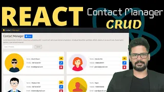 React Contact Manager App | CRUD | React JS Tutorial 2022 | NAVEEN SAGGAM