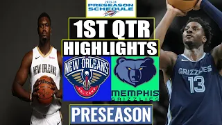 Memphis Grizzlies vs New Orleans Pelicans 1ST QTR Highlights | Oct 25 | 2023 NBA Regular Season