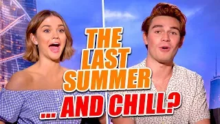 K.J. Apa & Maia Mitchell on "Netflix and Chill," Technology and Dating - THE LAST SUMMER Interview