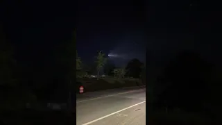 Space X/NASA launch seen from Central Georgia