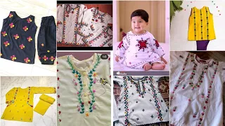 Traditional sindhi handmade dress design for baby girls /sindhi embroidery /baby girl dresses