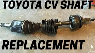 TOYOTA TACOMA CV FRONT AXLE REPLACEMENT | SR5 4WD CV Shaft Repair