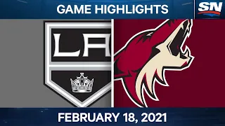 NHL Game Highlights | Kings vs. Coyotes - Feb. 18, 2021