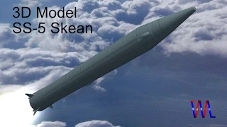 3D Model: Russian SS-5 Skean Missile
