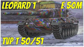 Leopard 1, E50m & TVP T 50/51 ● WoT Blitz
