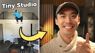 Building a TINY youtube studio (in a 5ft office loft)