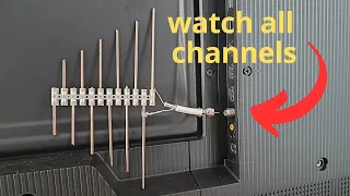 📡 Powerful herringbone antenna! do it yourself and watch every channel in the world