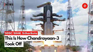 How Chandrayaan-3 Took Off From Sriharikota | Chandrayaan 3 Launch Video | ISRO Moon Mission