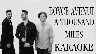 A Thousand Miles - Vanessa Carlton (Boyce Avenue cover Original Karaoke)