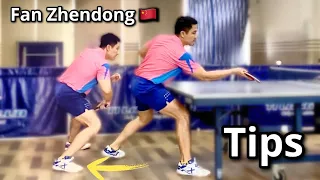 How to do Short Touch and recover from Fan Zhendong's Backhand & Forehand at WTT