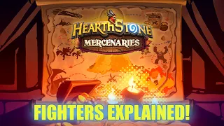 Hearthstone Mercenaries Datamined Fighters Explained Part 1