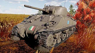 Italian Sherman - 13 kills before death - Realistic Battles - War Thunder Gameplay [1440p 60FPS]
