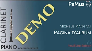 Michele Mangani: Pagina d'album for Clarinet and Piano