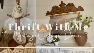 Thrift With Me | Vintage Cottage Home Decor Haul