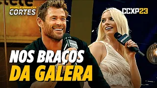 CHRIS HEMSWORTH e ANYA TAYLOR-JOY levam CCXP23 ao DELÍRIO