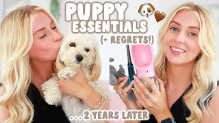 Everything you DO & DON'T need for your puppy! 🐶 Puppy Essentials & My REGRETS 2 Years Later!