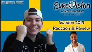 John Lundvik - Too Late For Love Reaction - Eurovision 2019 (Sweden) - Quinto ESC