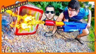 NERF FLAME THROWER MOD VS DB COOPER SAFE!