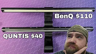 Monitor Light Bar Comparison - BenQ vs Quntis
