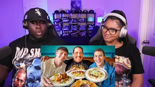 Kidd and Cee Reacts To Brits try Trejos Tacos with Danny Trejo!