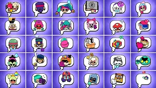 All Brawlers Animated Pins Pack