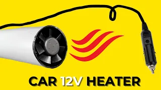 Never freeze in your car again! DIY 12V Car Heater